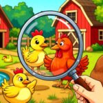Aventura na fazenda de objetos escondidos