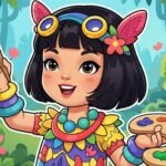 Jungle Girl: Desenhos para colorir