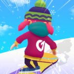 Festa do jogo de snowboard