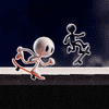 Stickman Preto e Branco