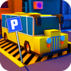 Estacionamento de ônibus Cidade 3D