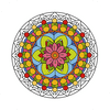 Livro de colorir mandala