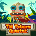 Quarteto de Totens Tiki